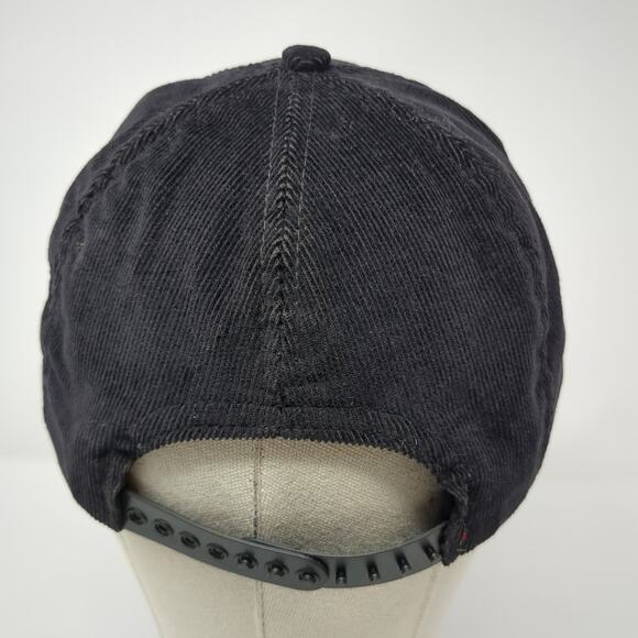 Man & Robotics Snapback 5 Panel Cap Black One Size Rope Eagle Ridge Vintage USA - Picture 6 of 9